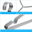 Perchas acero inox 40 pzas ultrafinas 16.5"