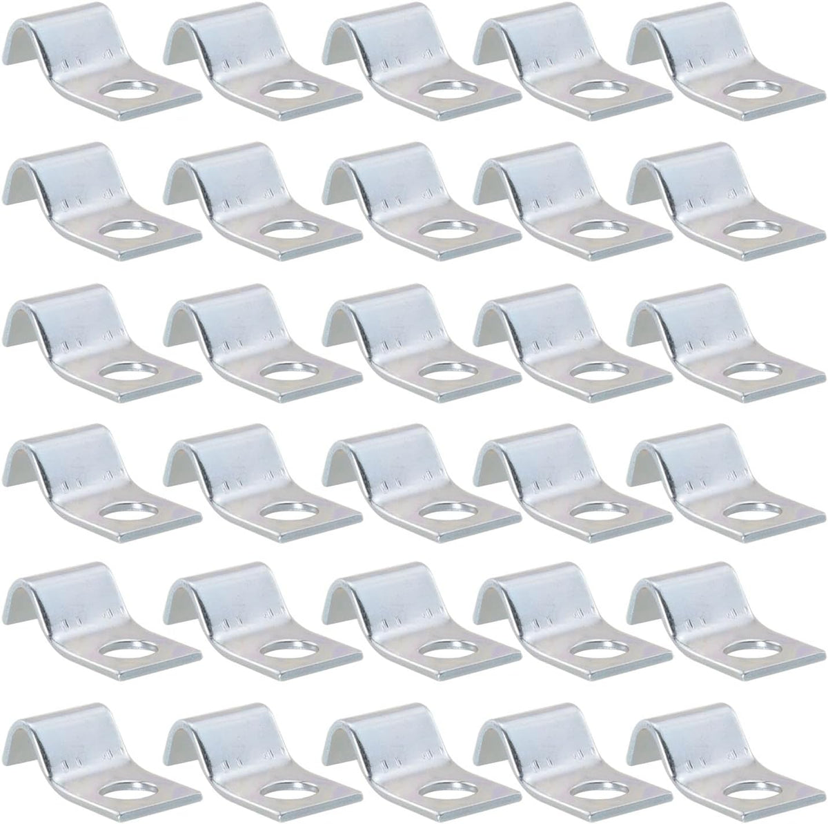 50 Pzas Clic de Tubo Acero 1/4 Pulg Electrónica