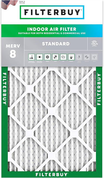 Filtro aire MERV 8 plisado electrostático para HVAC