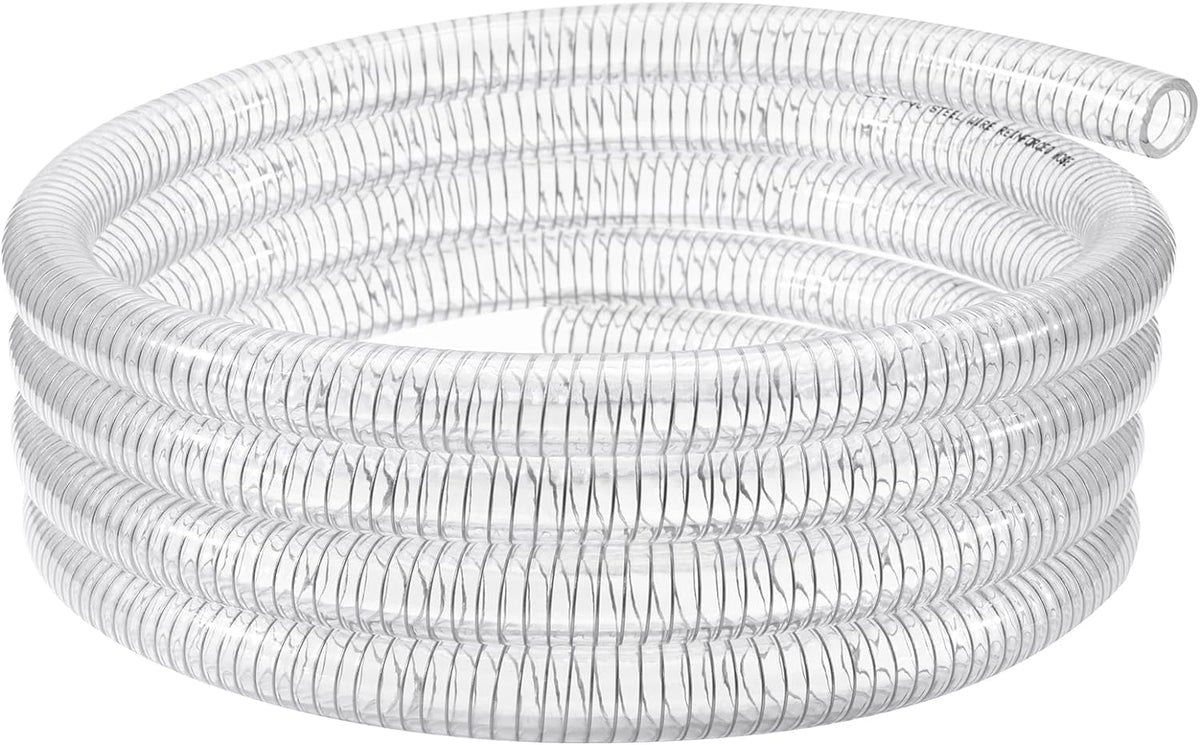 Manguera vacío acero PVC 1 1/4pulg 25ft