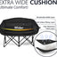 Silla campamento doble acolchada para 2 adultos XL plegable