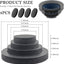 4 Pzas Anillos Espuma Autoadhesivo para Altavoces 6-6.75"