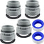 Kit 4560 adaptadores manguera piscina 1.575" a 1 1/2