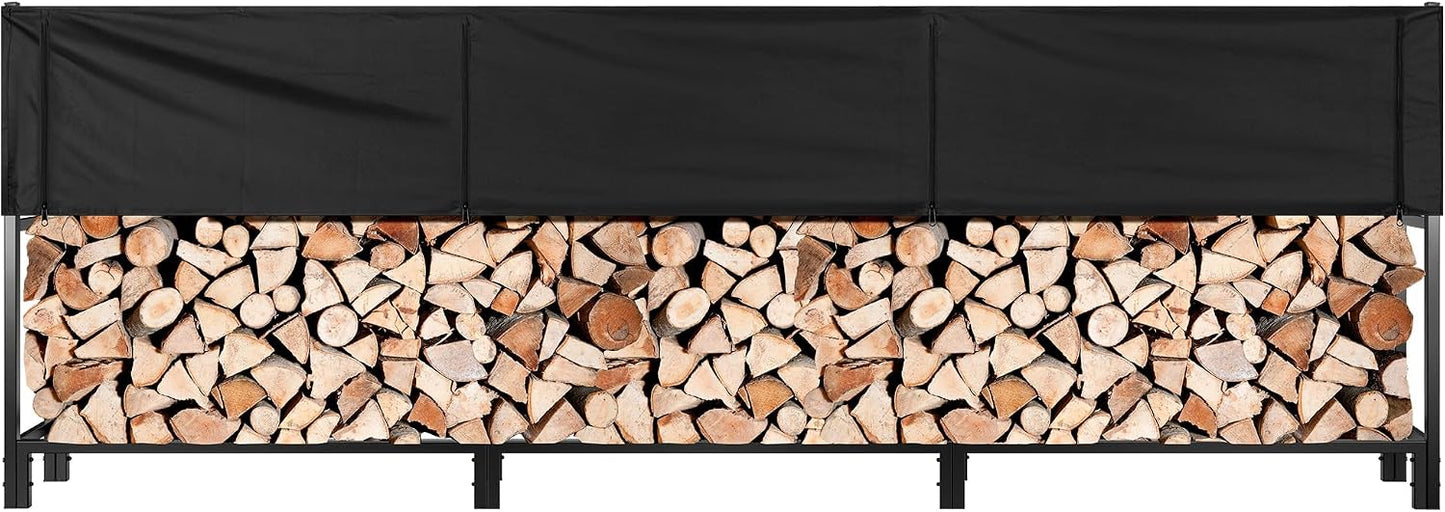 Estante leña 12ft soporte troncos 4400lb