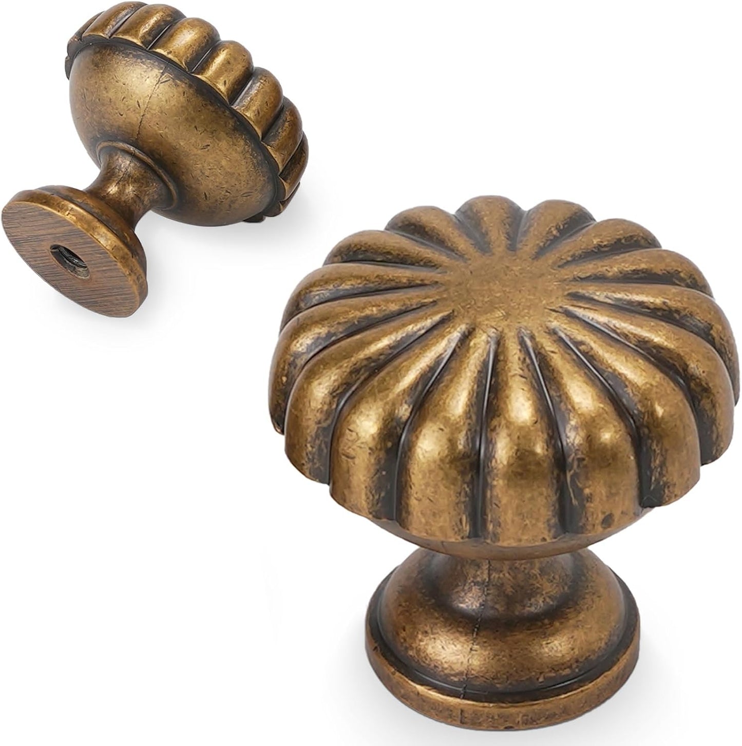 20 Perillas Latón Antiguo para Cajones Cocina