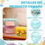 6 Pzas Contenedores Plástico Coloridos 4qt Apilables