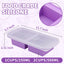 Moldes silicona congelador con tapas recipiente cocina
