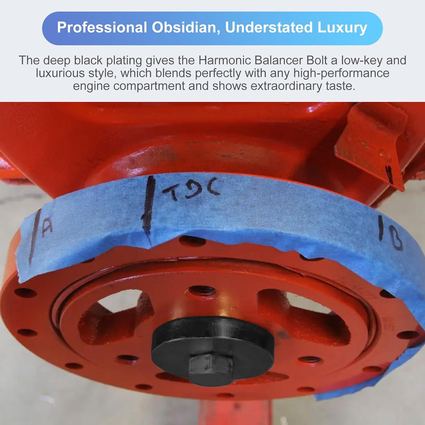Perno equilibrador armónico Chevy bloque pequeño