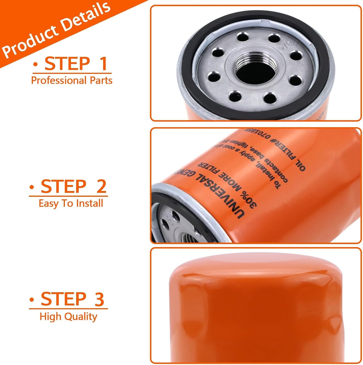 Filtro aceite Generac Guardian 90mm pack 2