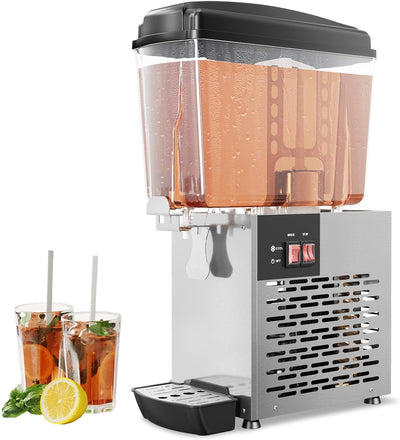 Dispensador bebidas comerciales acero inox 4.8gal