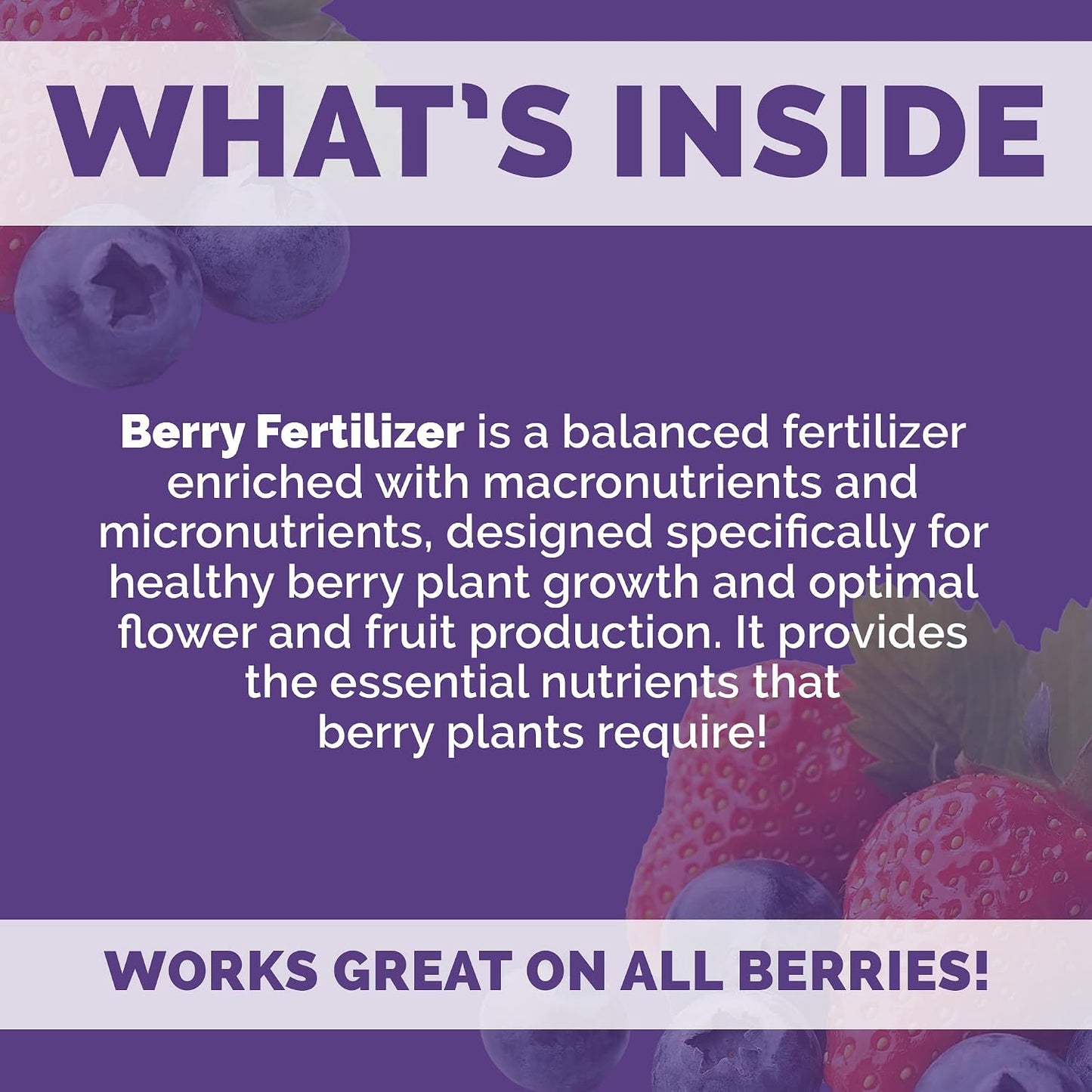 Fertilizante orgánico para bayas 32oz mejor floración y raíces
