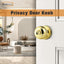 Pomos puerta latón cepillado privacidad baño pack 10