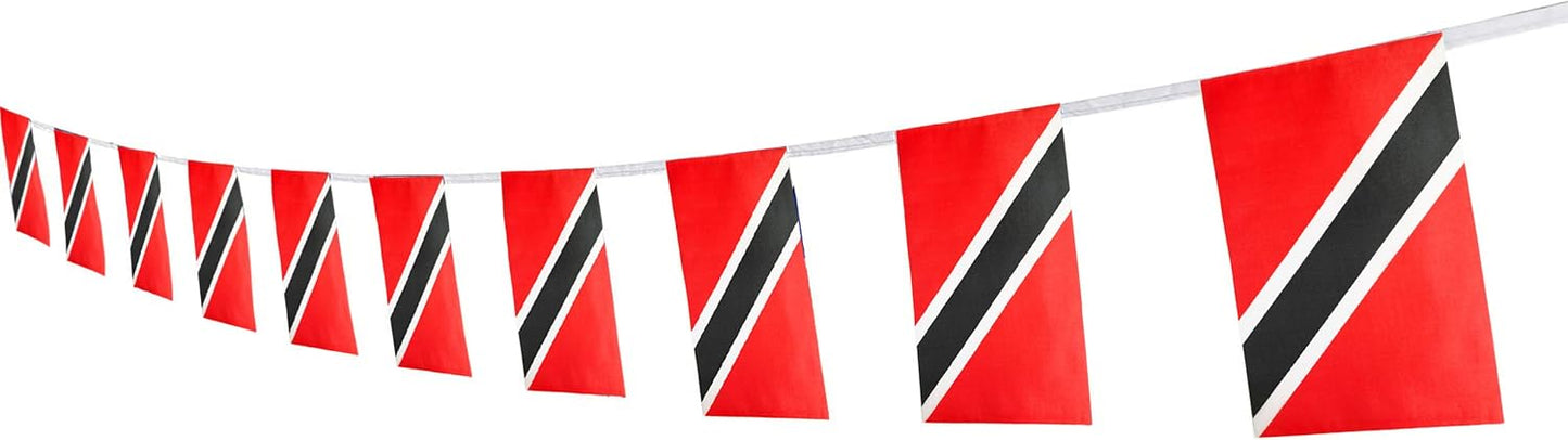 Bandera Trinidad 100ft 76 Banderines Decoración Fiesta Bar