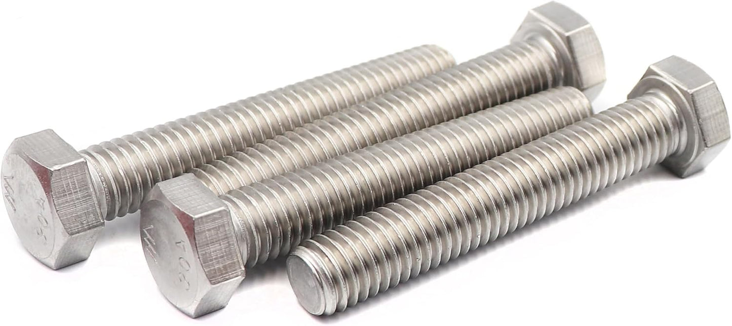 4 S de cabeza hexagonal 1/2-13 x 3 acero inox 18-8