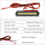 Luz LED trasera impermeable para motocicleta 15 LEDs