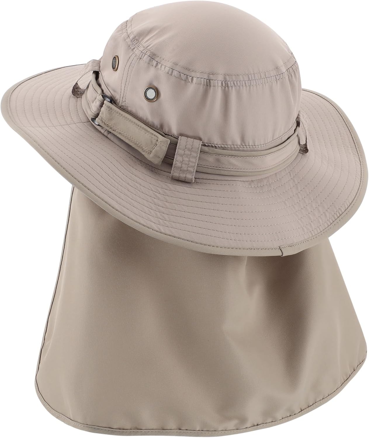 Sombrero sol aire libre UV unisex con solapa cuello