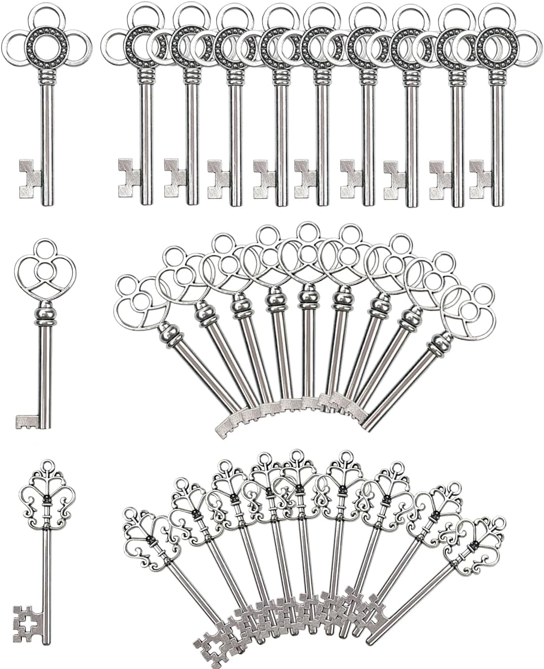 Set 30 Llaves Esqueleto Grandes