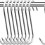 8 Ganchos Carne Acero Inox 8" Resistentes para Carnicería