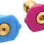 Puntas boquilla conexión rápida lavadora 1/4" 4000PSI pack 2