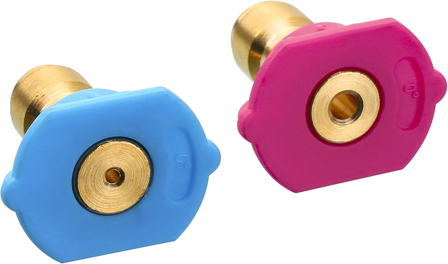 Puntas boquilla conexión rápida lavadora 1/4" 4000PSI pack 2