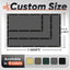 Valla malla privacidad 6x50pulg 90% bloqueo gris oscuro