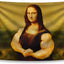 Bandera Mona Lisa 3x5ft poliéster dormitorio