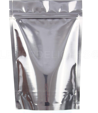 Bolsas plateadas resellables 6x9x3" 100 Uds