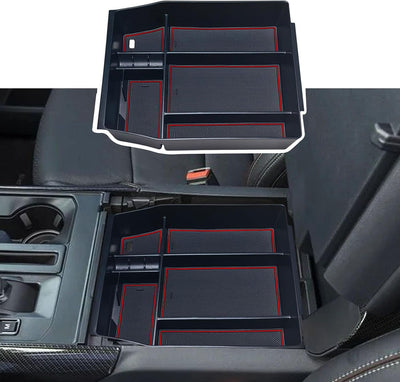 Organiz. consola Ford F contenedor reposabrazos