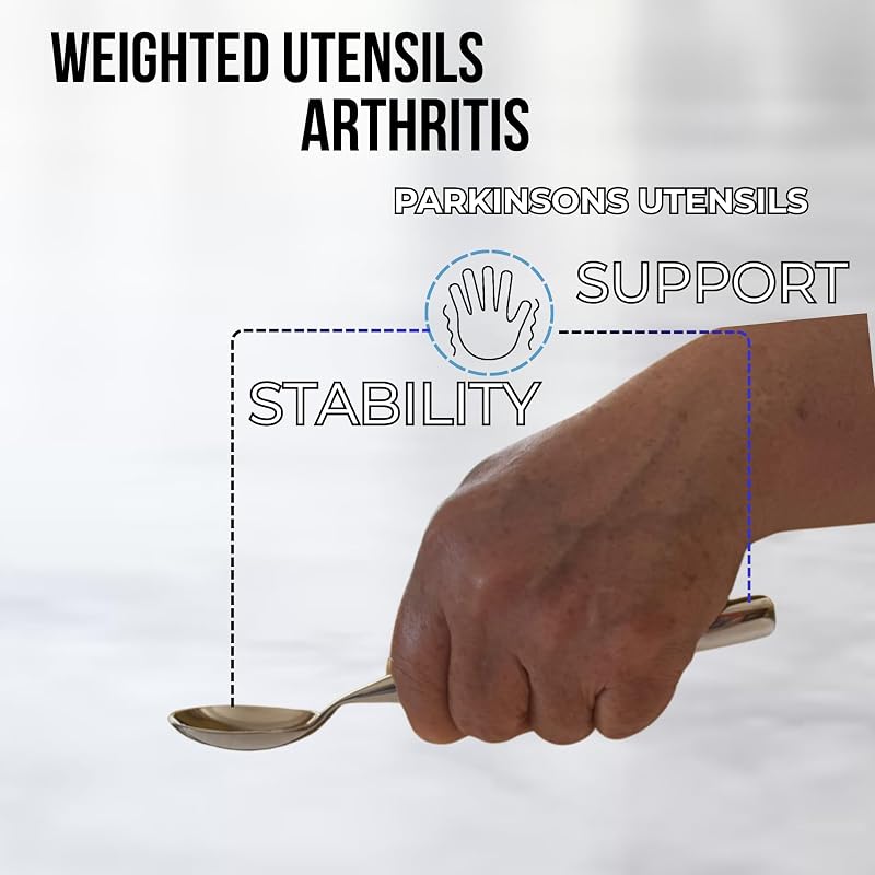 Cubiertos pesados para temblores Parkinson y Artritis