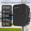 Caja eléctrica exterior acero aluminio IP65 15.7x12x8"