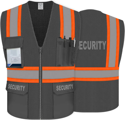 Chaleco seguridad Hi Vis malla alta visibilidad con reflectantes