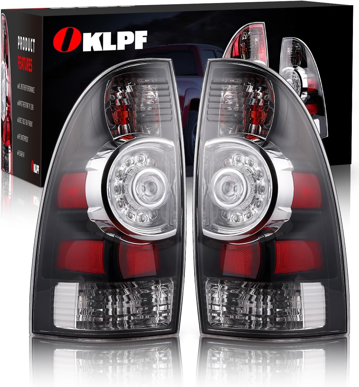 Luz trasera LED comp Toyota Tacoma 05-15 ahumada freno