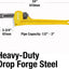 Llave tubos 8 pulg gran capacidad