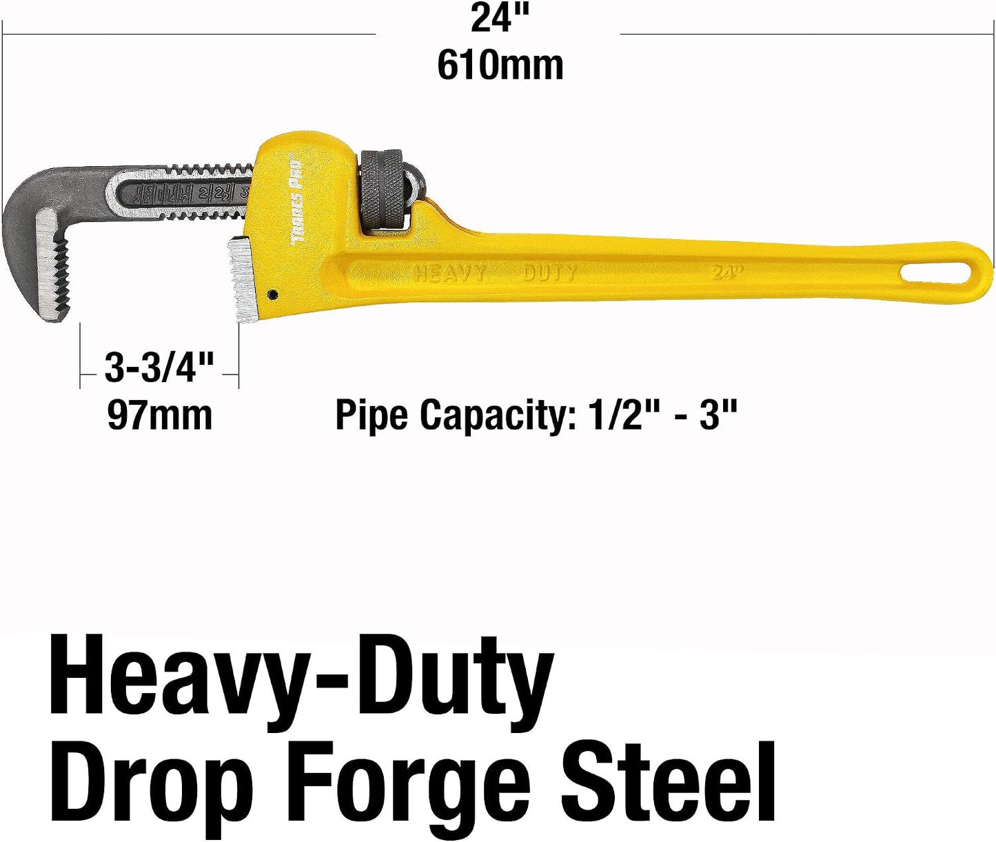 Llave tubos 8 pulg gran capacidad