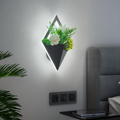 Apliques pared negros LED 6000K modernos dormitorio sala