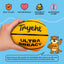 Bola baloncesto 5" inflable sin bomba color naranja