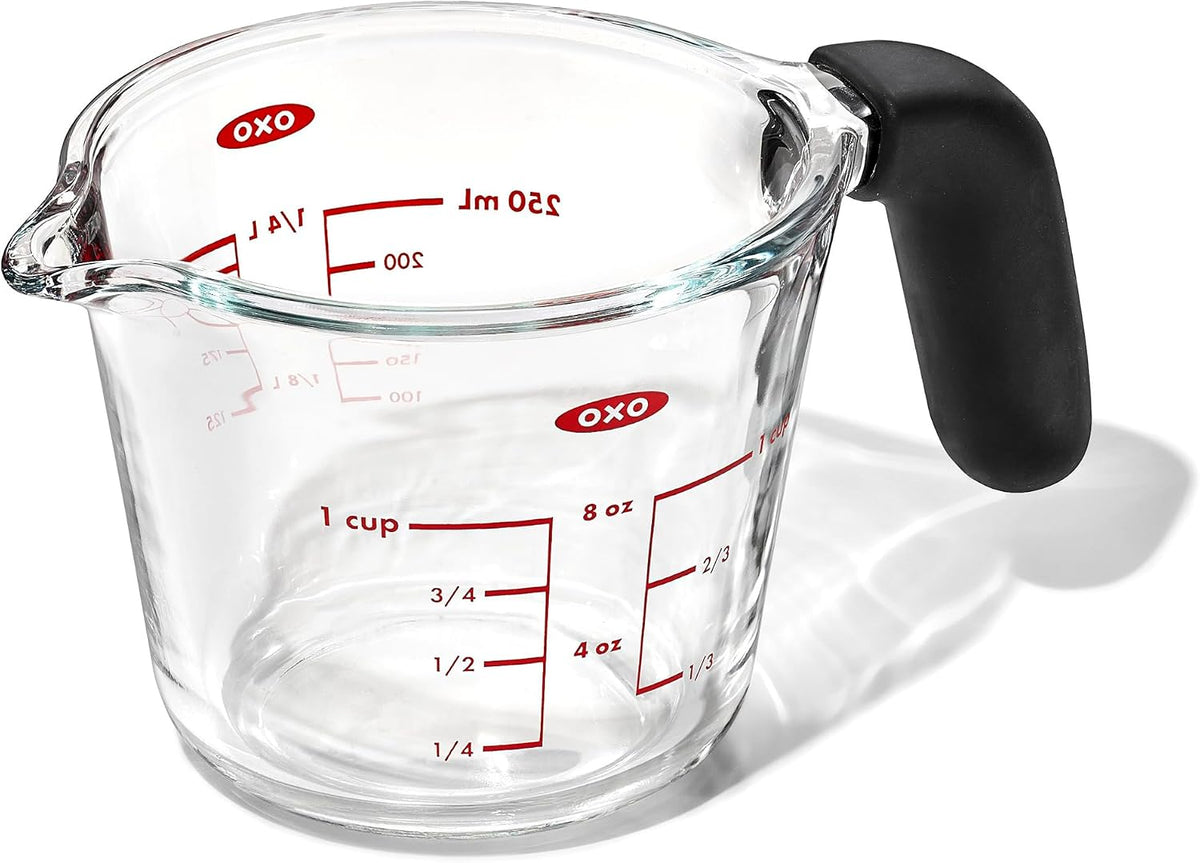 Taza medidora vidrio 1 taza