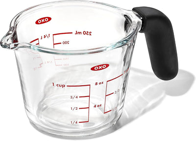 Taza medidora vidrio 1 taza