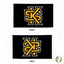 Bandera búhos KSU 3x5ft tela poliéster duradera