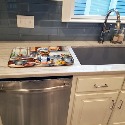 Tapete escurridor platos 14x21pulg cocina