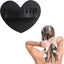 Colector pelo ducha reutilizable silicona negro