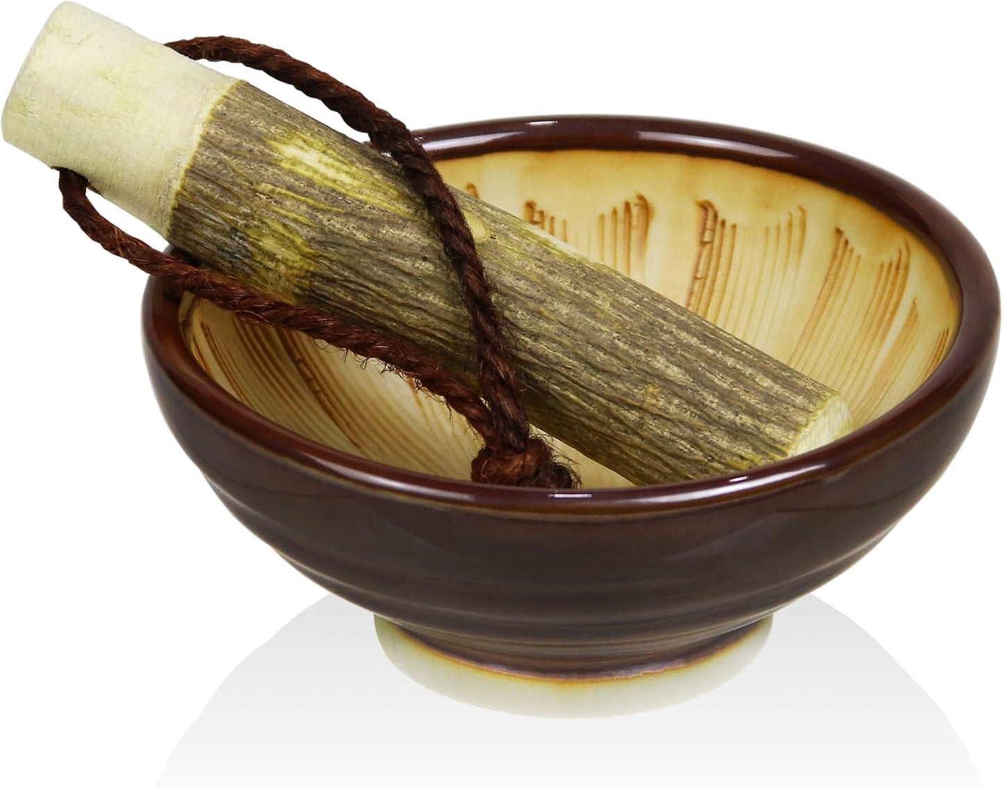 Mortero japonés Suribachi 6.69pulg fabricado en Japón