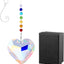 Atrapasoles prisma cristal 1.772pulg decoración arco iris