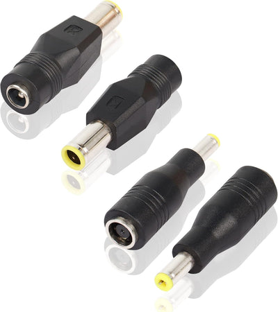 Adaptador enchufe CC 0.315pulg a 0.217pulg set 4