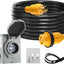 Cable generador 30A 15pies 125V 10 Pzas