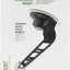 Soporte parabrisas auto compat magnético Steelie negro