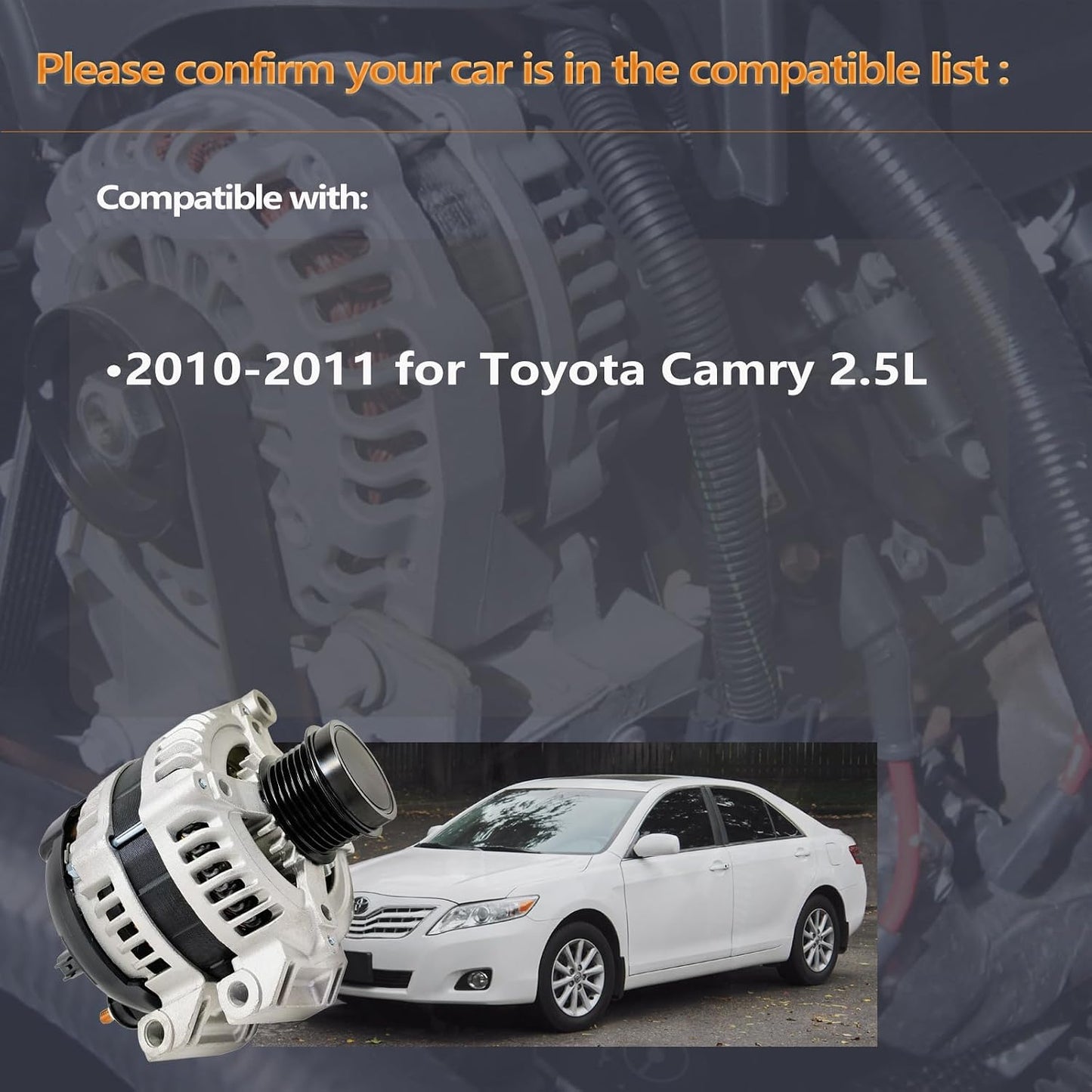 Alternador comp Toyota Camry 2.5L 10-11