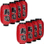 Faroles Chochin seda rojos 14pulg set 8
