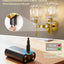Aplique pared recargable 13500mAh con control remoto