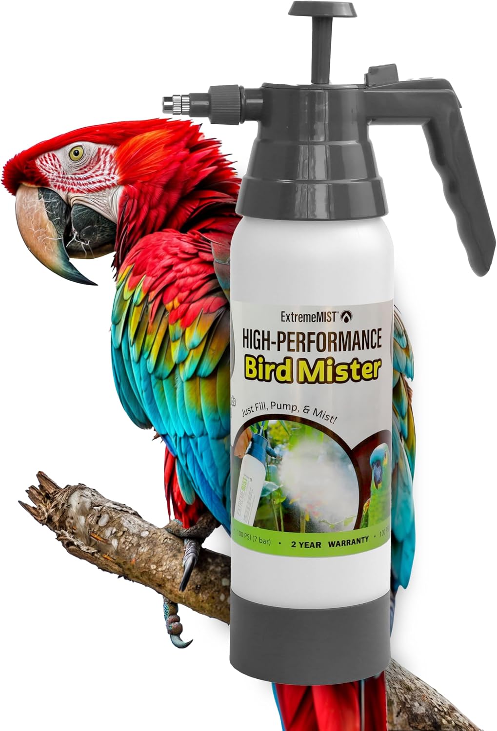 Pulverizador pájaros 20oz boquilla ajustable loros